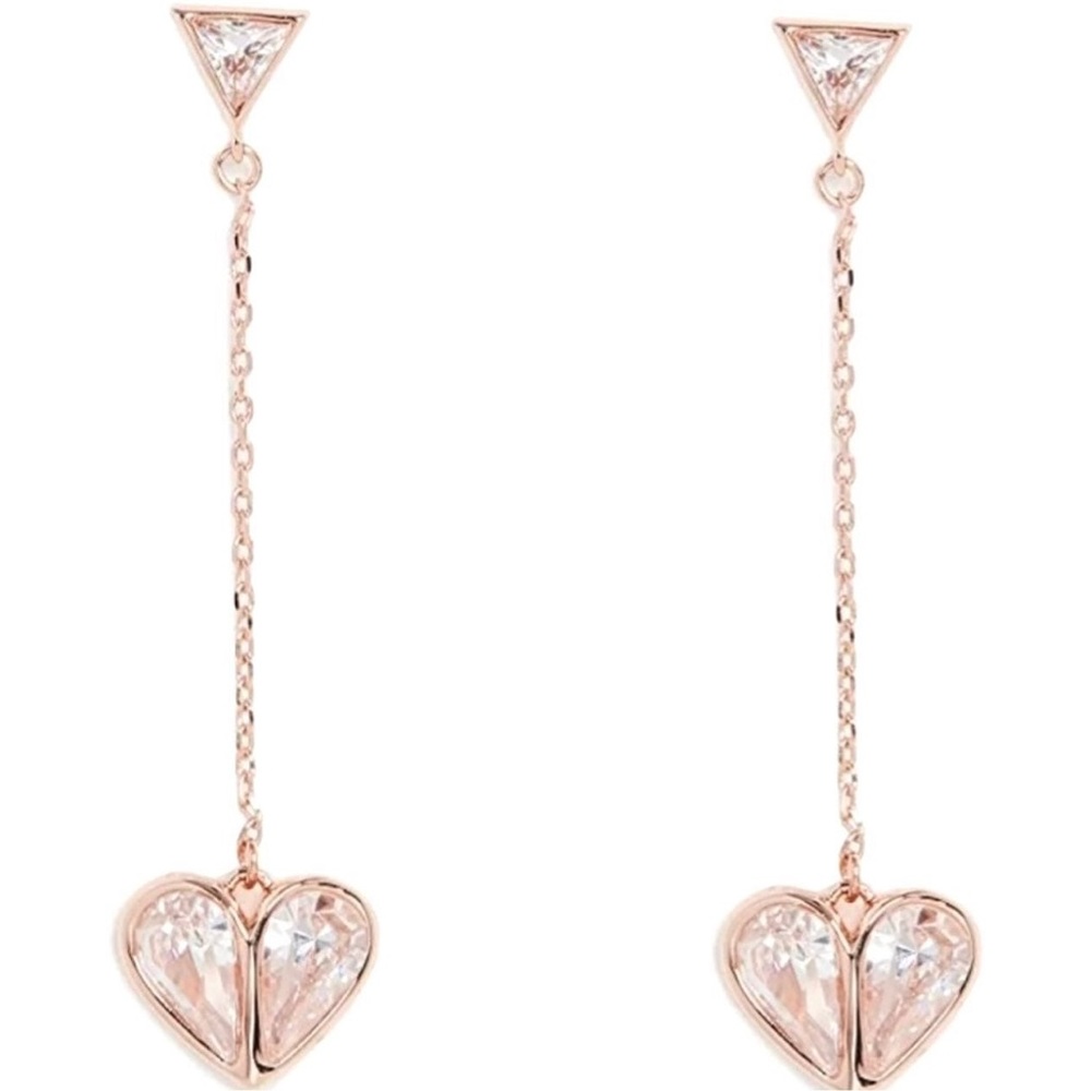 $78 Kate Spade Rock Solid Stone Heart Drop Earrings